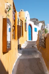 Poster street in oia santorini greece © Natalia Sinjushina