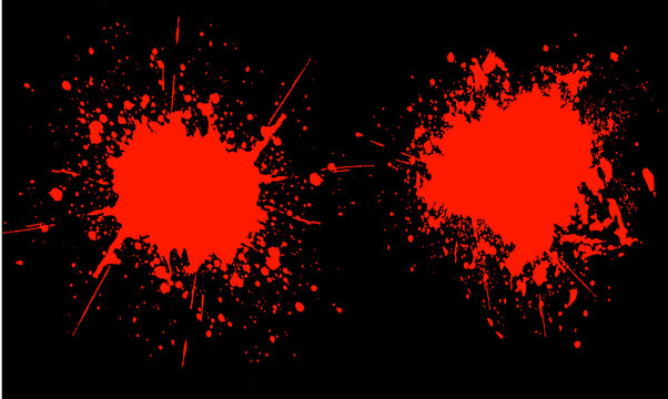 Fototapeta blood splats