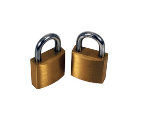 brass padlocks