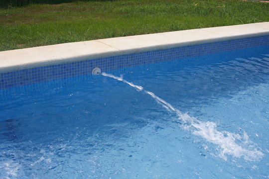 chorro de piscina