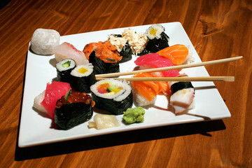 sushis sashimis