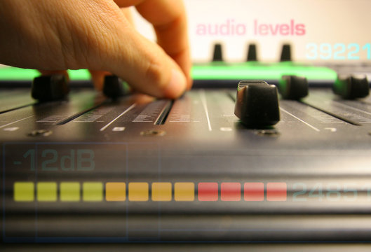 hand controlling faders