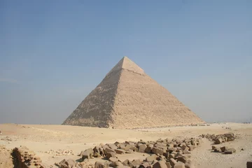 Fototapete Rund pyramide de kephren © Christophe Cornil