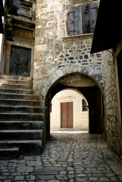 Fototapeta stone street