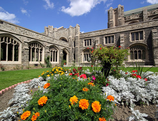 college courtyard