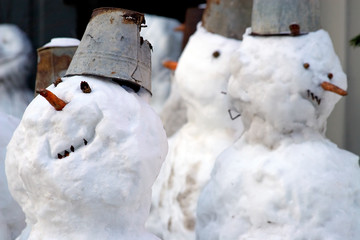 funny snowmen