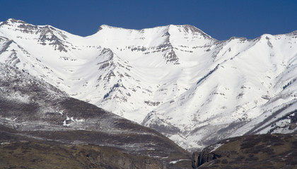 mount timpanogos close-up from west
