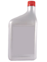 silver oil bottle