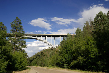 the los alamos canyon bridge