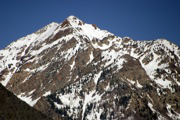 snowy crag