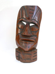 antique wooden mask