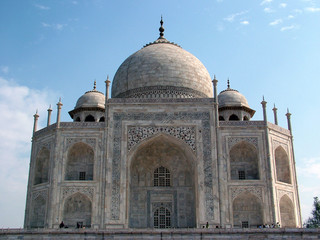 Fototapeta na wymiar Taj Mahal w Indiach