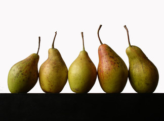 still life withfive pears