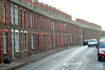 Obraz premium reihenhaus 1