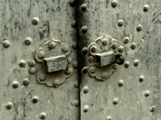 old door, detail