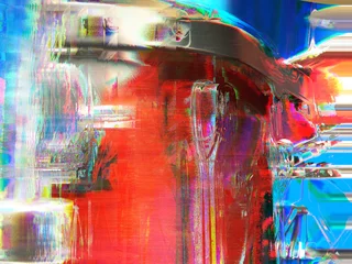 Foto auf Acrylglas Für ihn funky Schlagzeug