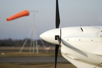 wind sock and propeller