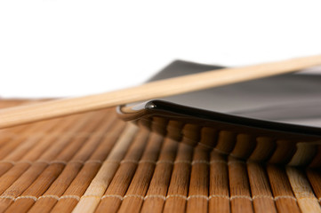 chopsticks on the plate