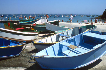 Fototapeta na wymiar łodzie rybaków