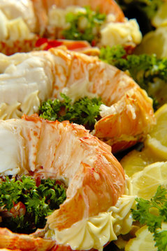 plat de langoustes