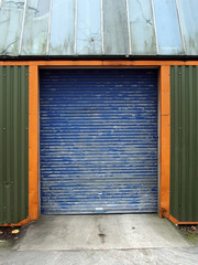 grunge garage door