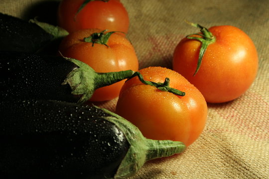 tomatoes & eggplanet