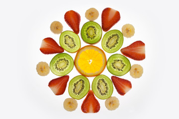 sliced fruit