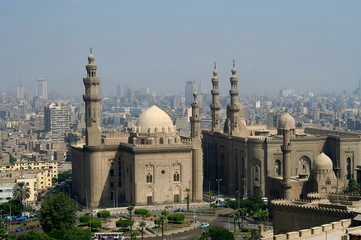 Naklejka premium view of cairo's citadelle