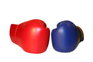 bleu contre rouge
