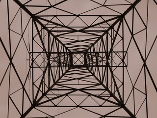 abstract radio tower