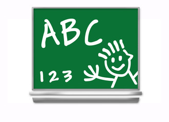 school chalkboard - kids