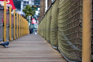 sidewalk in the strip in las vegas - pirate / dock themed sidewa