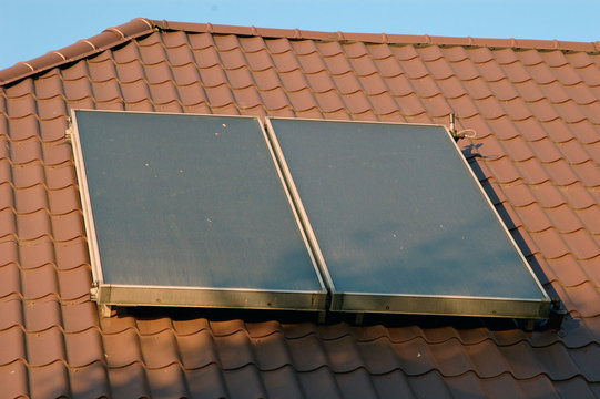 flat-plate solar collector