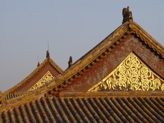 Fototapeta na wymiar golden rooftops