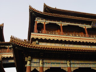 chinese rooftops details