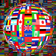 flags globe (with background)