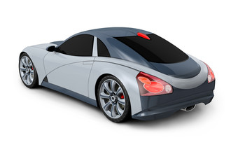 Fototapeta na wymiar sports car (prototype design)
