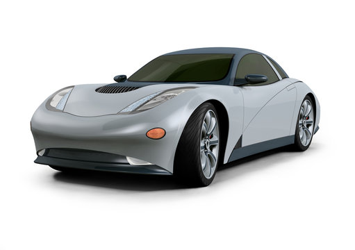 Fototapeta sports car (prototype design)