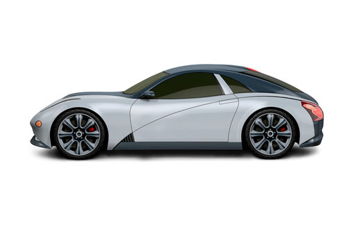 Fototapeta sports car (prototype design)