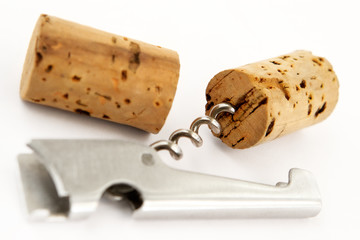 corkscrew and wine fuses