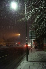 nächtlicher schneesturm