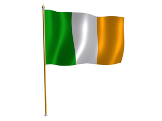irish silk flag