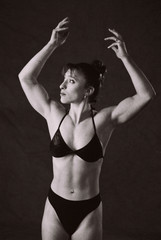 Fototapeta premium female bodybuilder