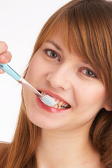 brushing teeth i