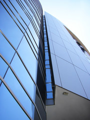 modern corporative business building of a financia