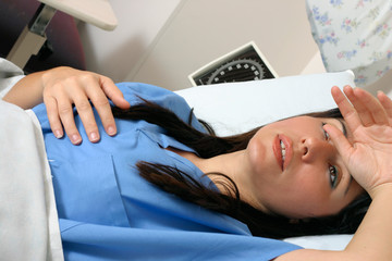 hospitalized