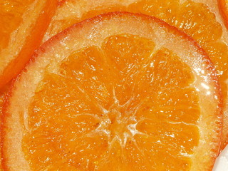 fruit confit, l'orange