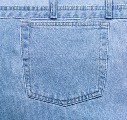 blue jeans pocket