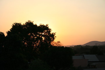 sunset africa