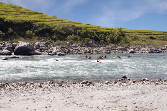 kayaking - nepal